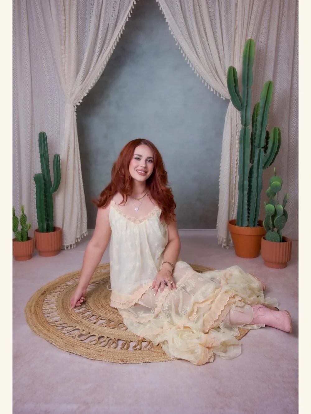Tularosa Cream Lace-Trim Slip Dress - Picture 4 of 7